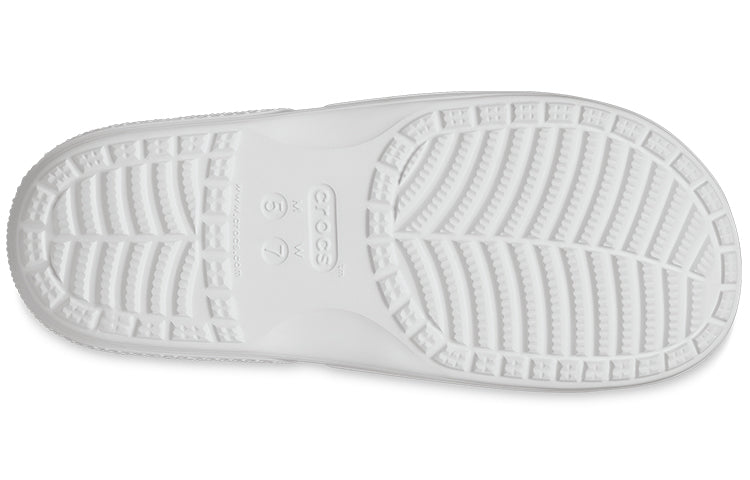 Crocs Classic Casual Fashion Unisex White Slippers 206520-928