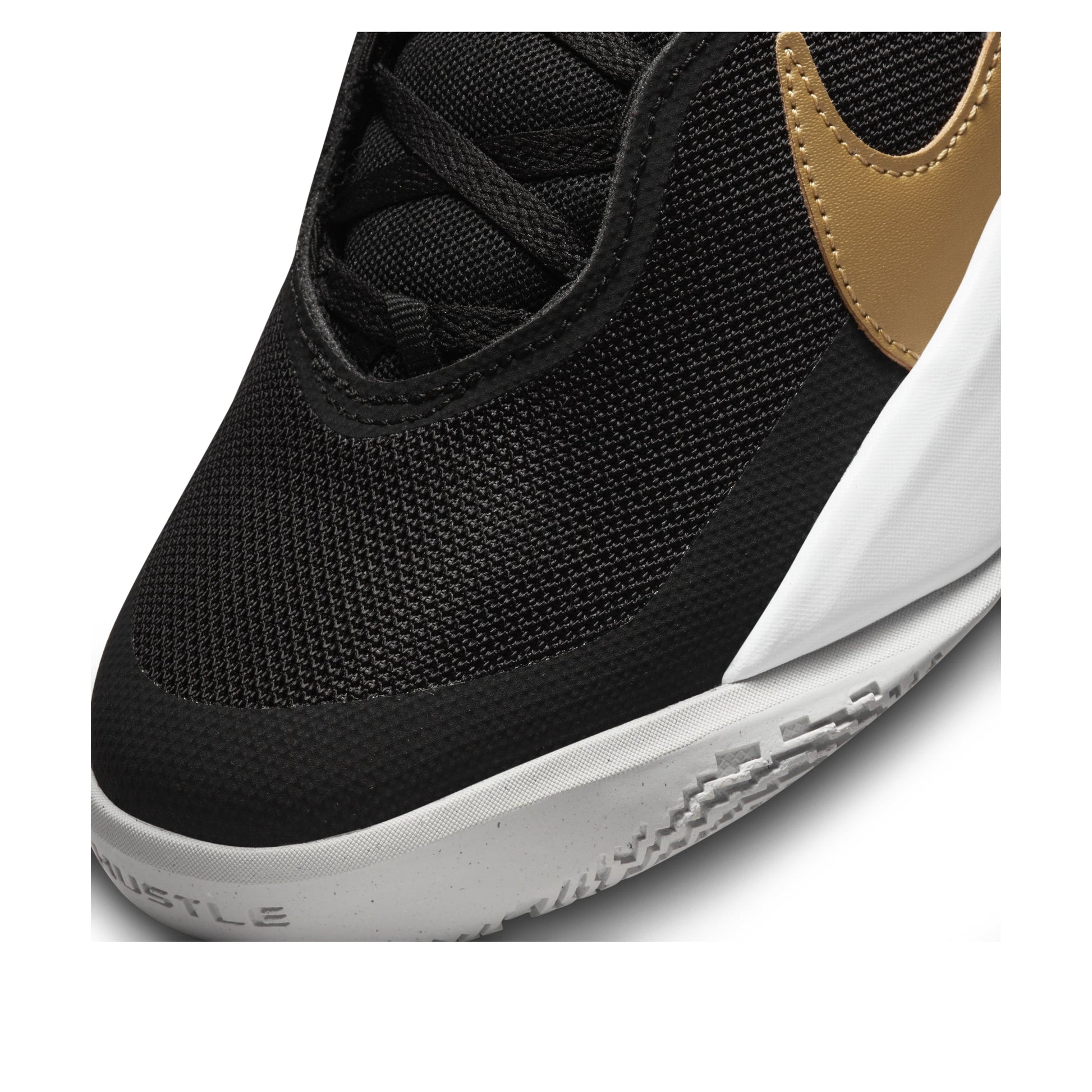 (GS) Nike Team Hustle D10 'Black Metallic Gold' CW6735-002