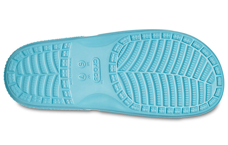 Crocs Classic Flat Sandals Unisex Denim Blue 206121-4ST