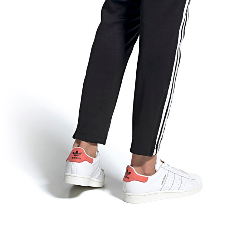 (WMNS) adidas originals Superstar - White/Pink FW8354