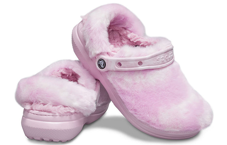 Crocs Classic Fur Sure Clogs Ballerina 'Pink White' 207303-6SU