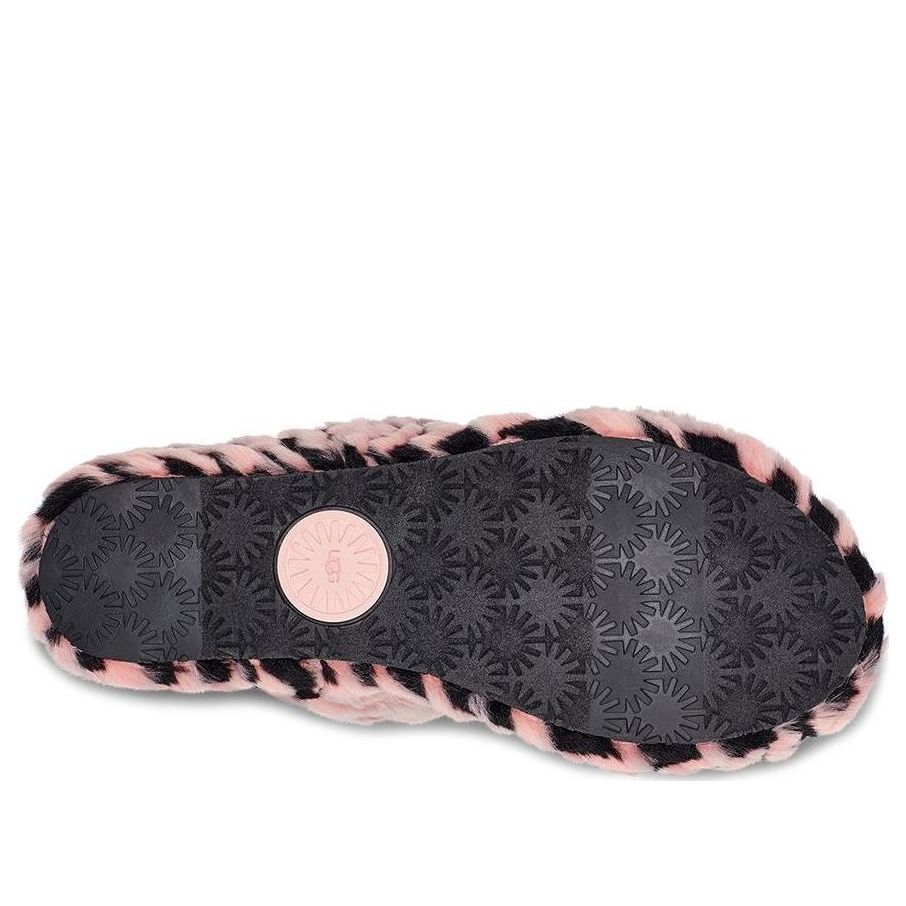 (WMNS) UGG Oh Yeah One-Strap Sandals 'Black Pink' 1129252-PSLP