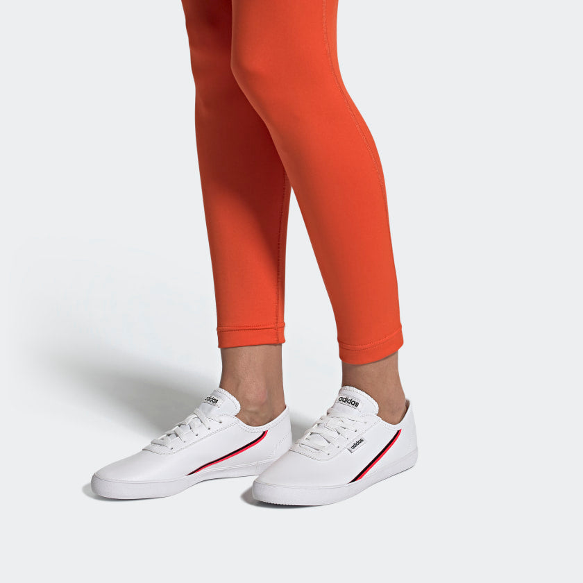 (WMNS) adidas neo Courtflash X White/Red EH2531