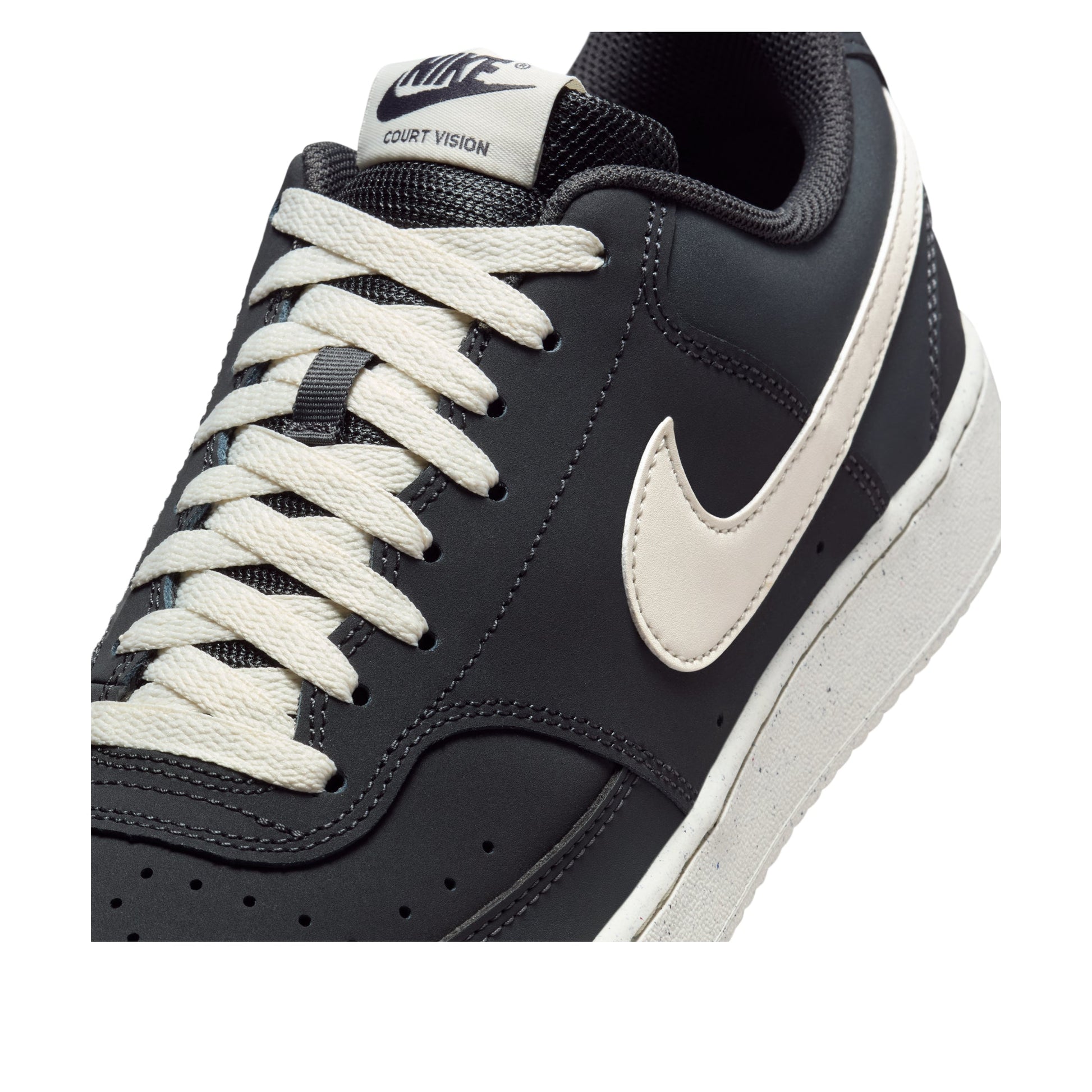 Nike Court Vision Low 'Coal Black Light Ivory White' HV8139-003