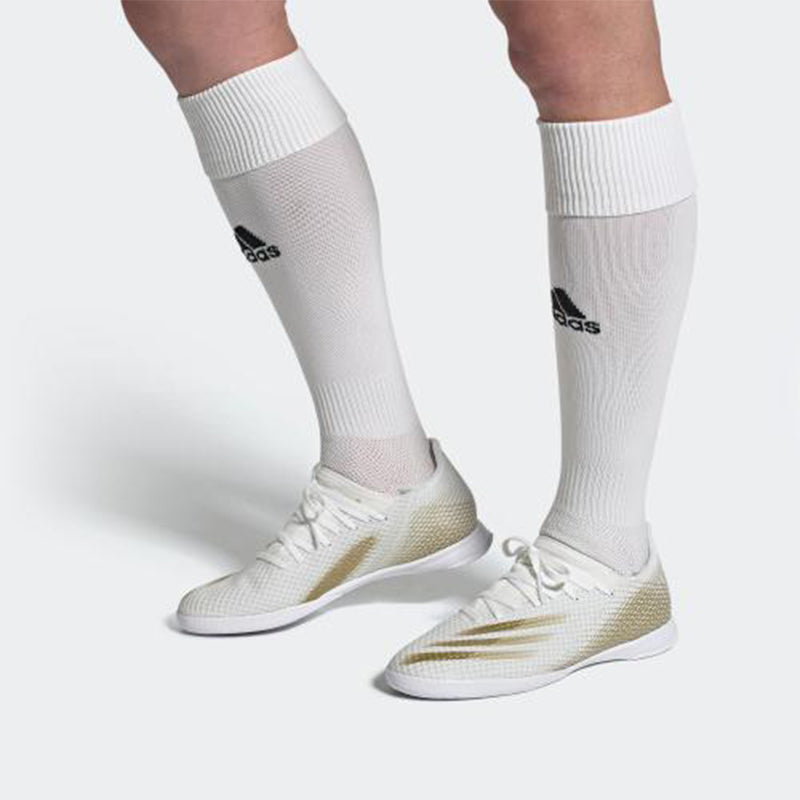 adidas X Ghosted.3 IN 'White Metallic Gold Melange' EG8204