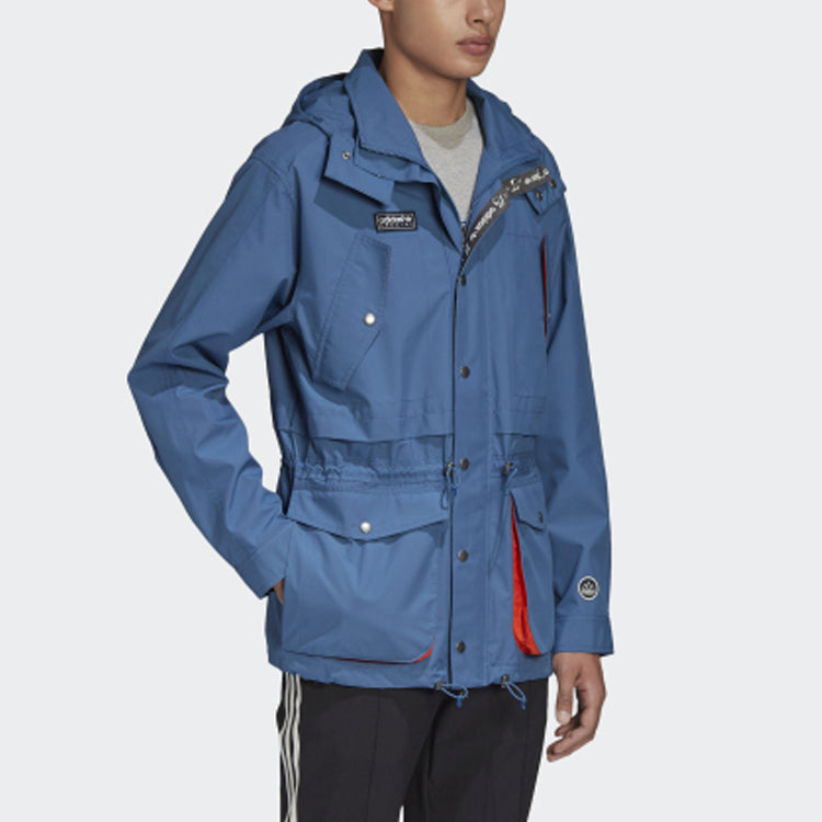 adidas Sports Hooded Jacket 'Blue' FR9280