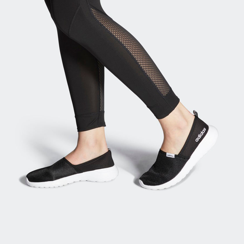 (WMNS) adidas Lite Racer Shoes 'Black White' FX3304