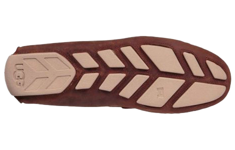 UGG Henrick Moccasin Shoes 'Brown Red' 1017317-RDCL