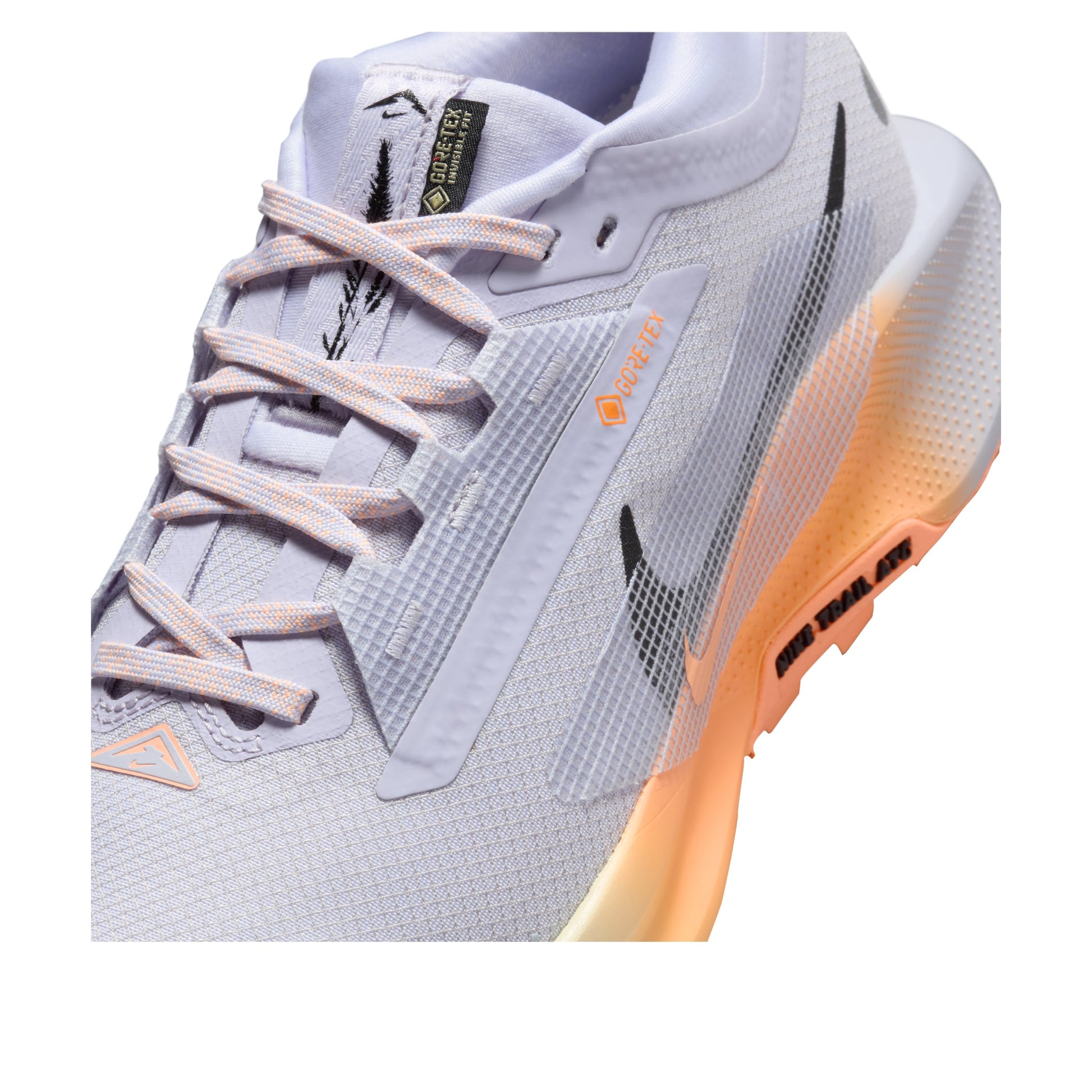 (WMNS) Nike Pegasus Trail 5 Gore-Tex 'Ghost Black Orange Pulse' FQ0912-011