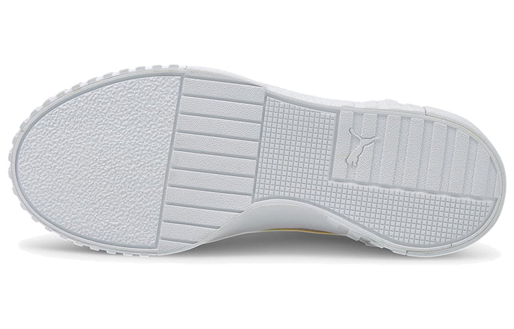 (WMNS) PUMA Cali Casual Sneakers White/Yellow 369155-32