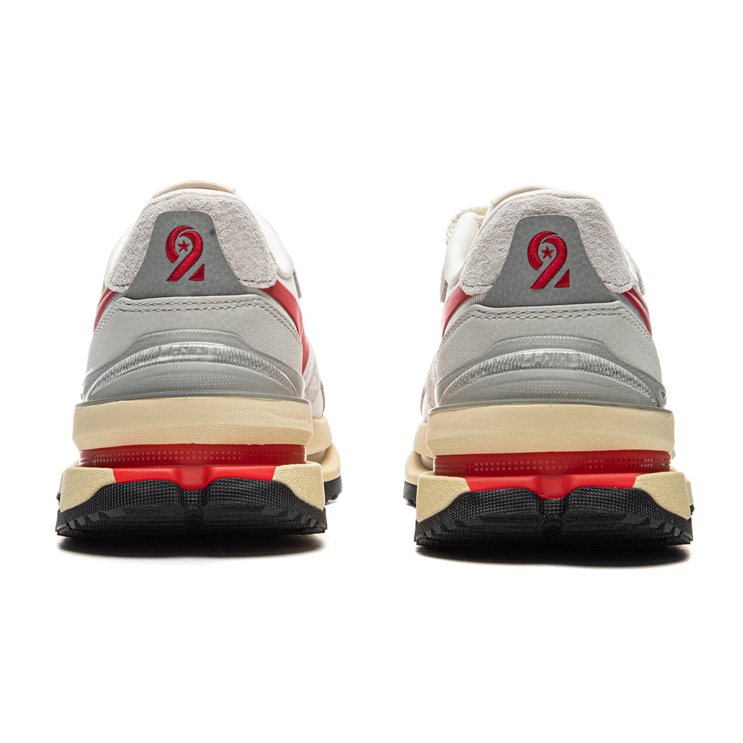 (WMNS) Li-Ning Glory Renew 'Grey Red Beige' AGCU078-11