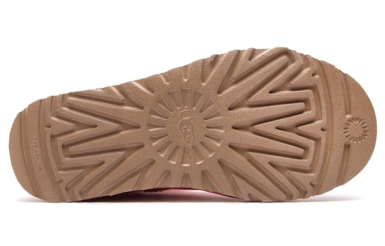 (WMNS) UGG Mini Bailey Bow II Fleece Lined Pink 1016501-LNT