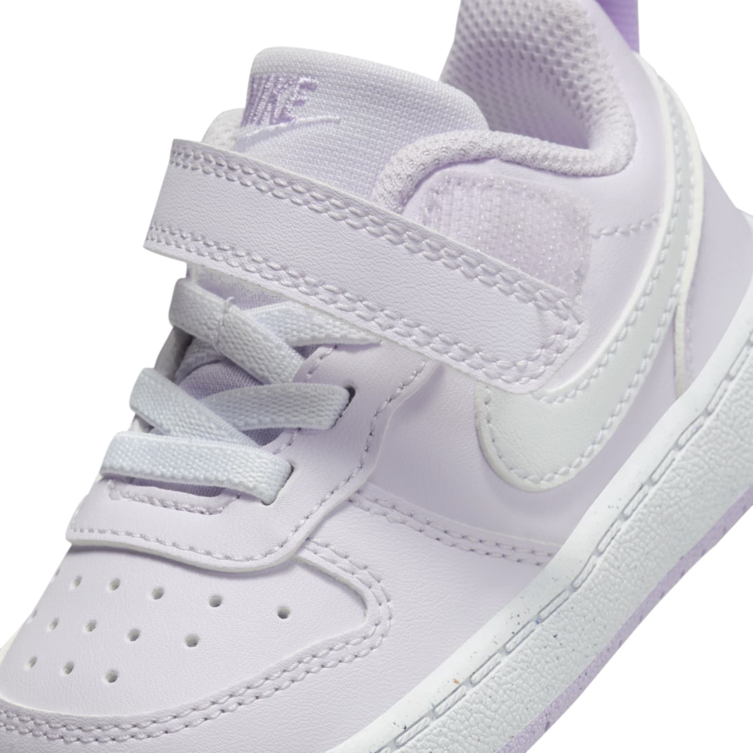(TD) Nike Court Borough Low Recraft 'Barely Grape White' DV5458-500