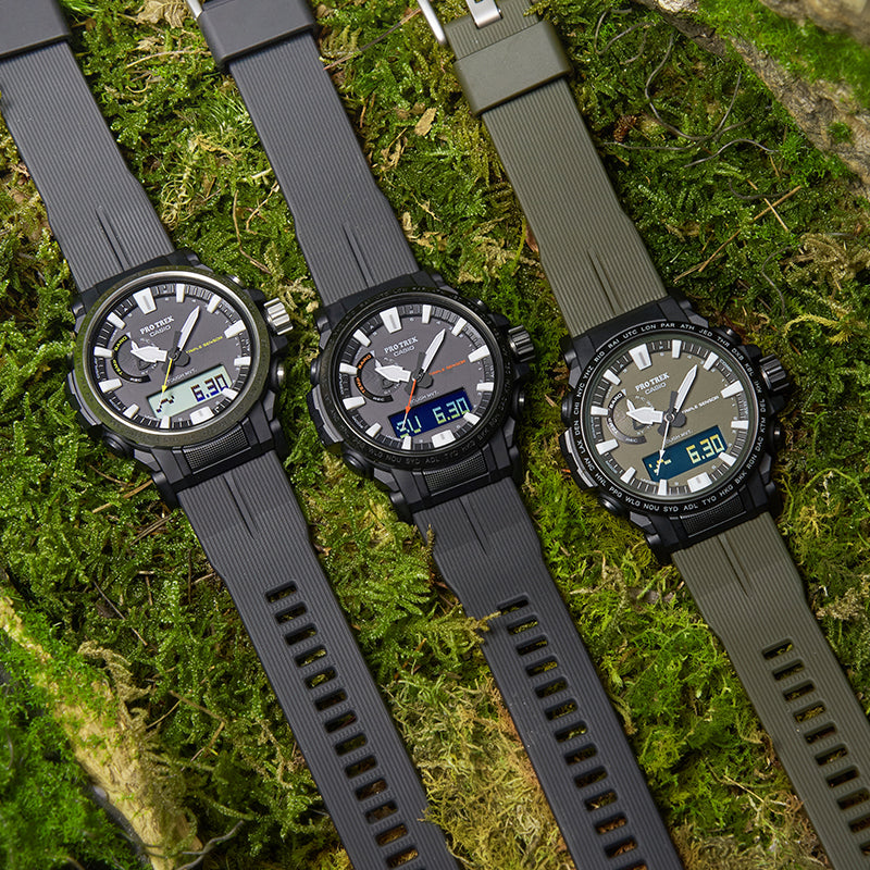 Casio Pro Trek Classic Outdoor Analog-Digital Watch 'Black Silver' PRW-61-1APR