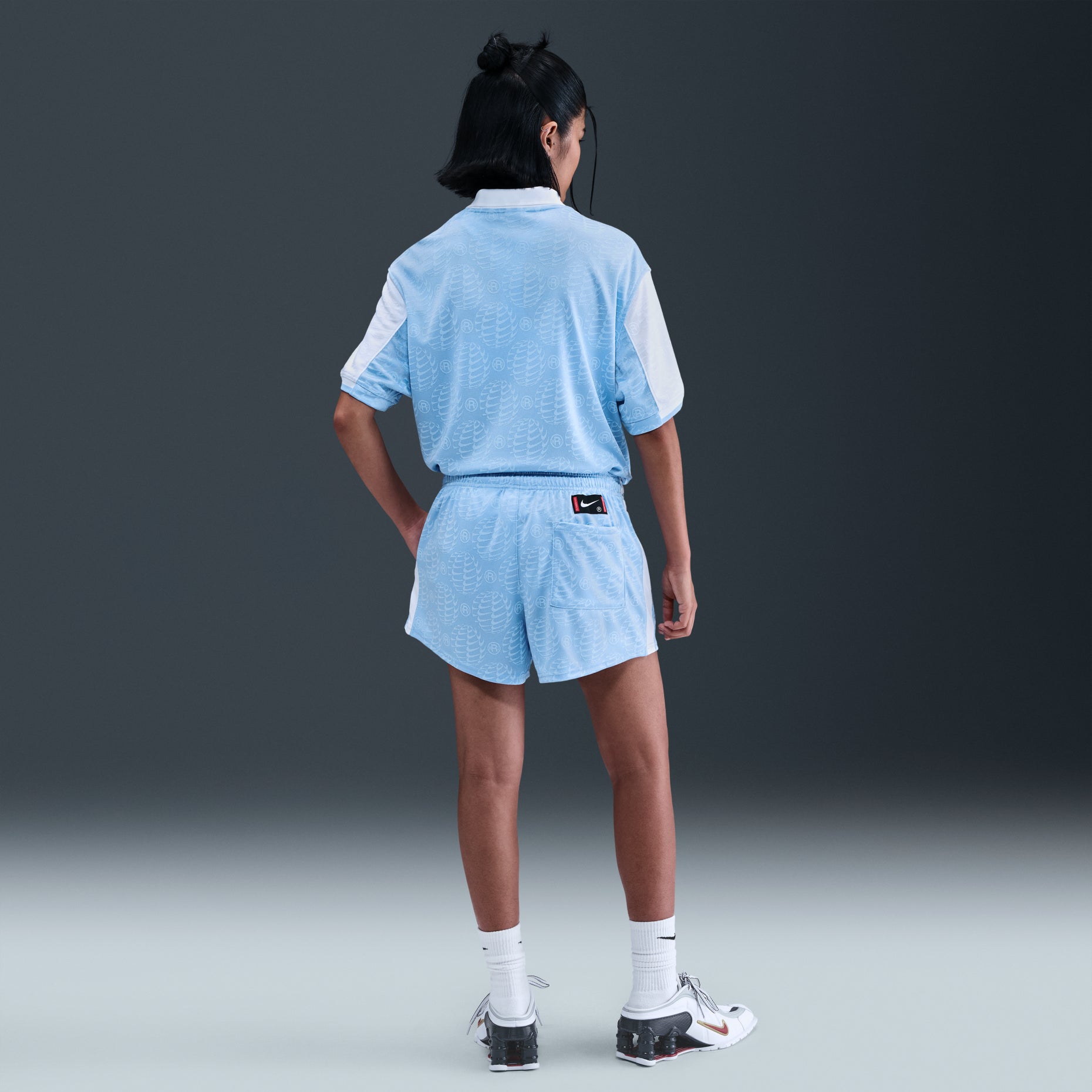 Nike x Martine Rose Football Shorts 'Light Blue' HM9025-422