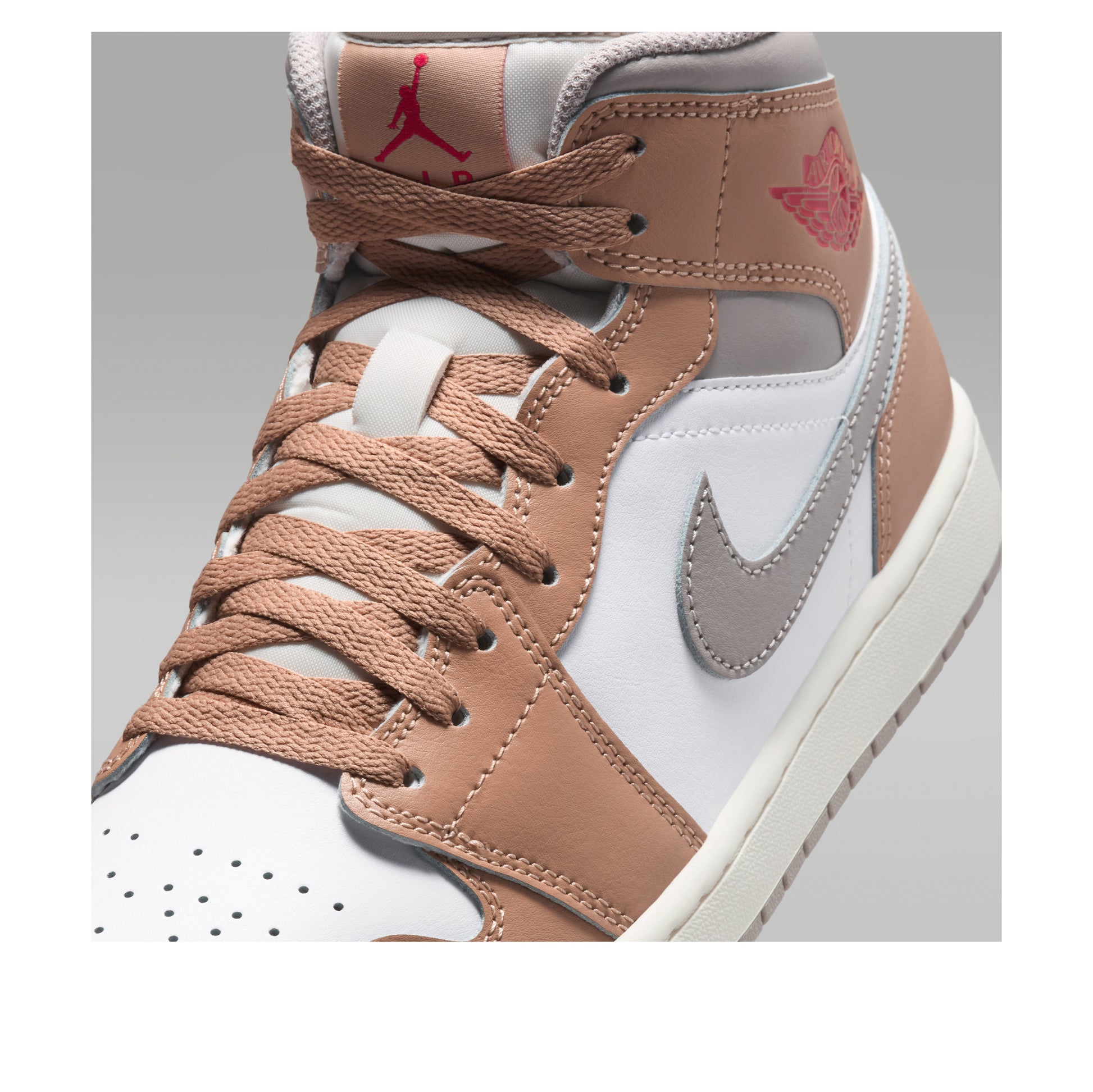 Air Jordan 1 Mid 'Rattan White College Grey' DQ8426-200