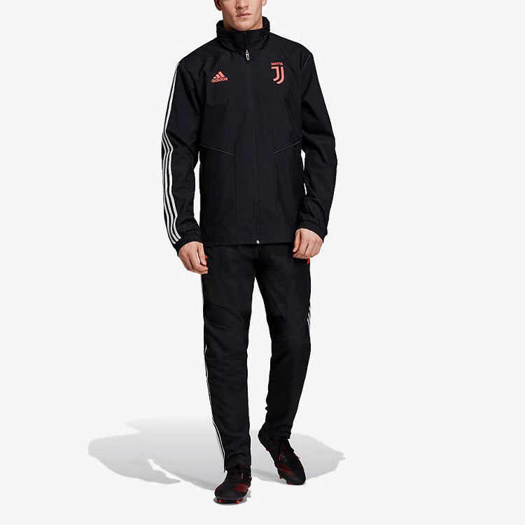 adidas JUVE AW JKT Soccer/Football Juventus Woven Jacket Black DX9134