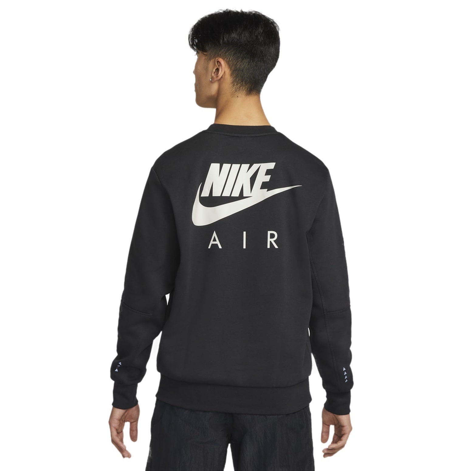 Nike Air Men's Brushed Back Fleece Crew Logo DM5208-010