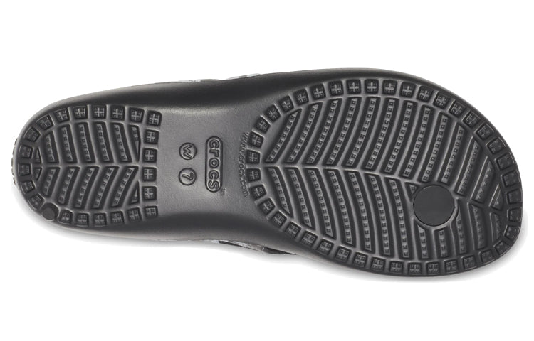 (WMNS) Crocs Kadee II Seasonal Flip Flops 'Tropical Floral Black' 205635-98F