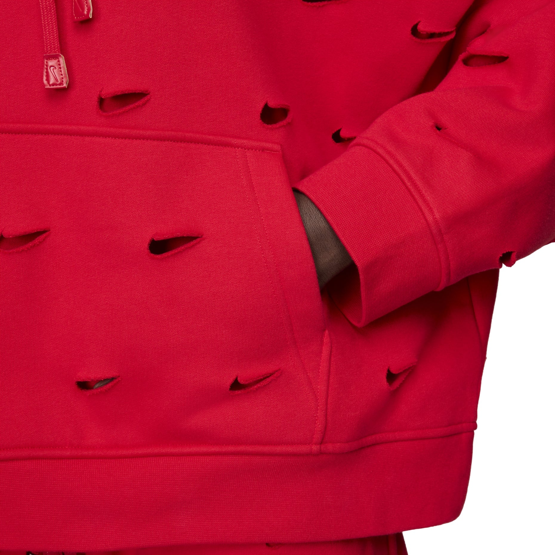 Nike x Jacquemus Swoosh Hoodie 'Red' FJ3482-657