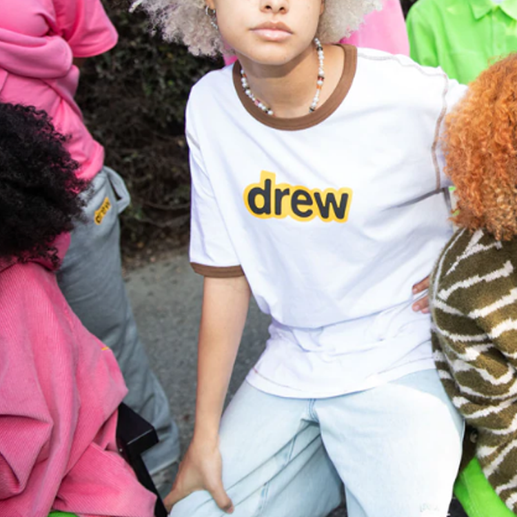 Drew House Secret Ringer T-shirt 'Brown' DR-SS22-391