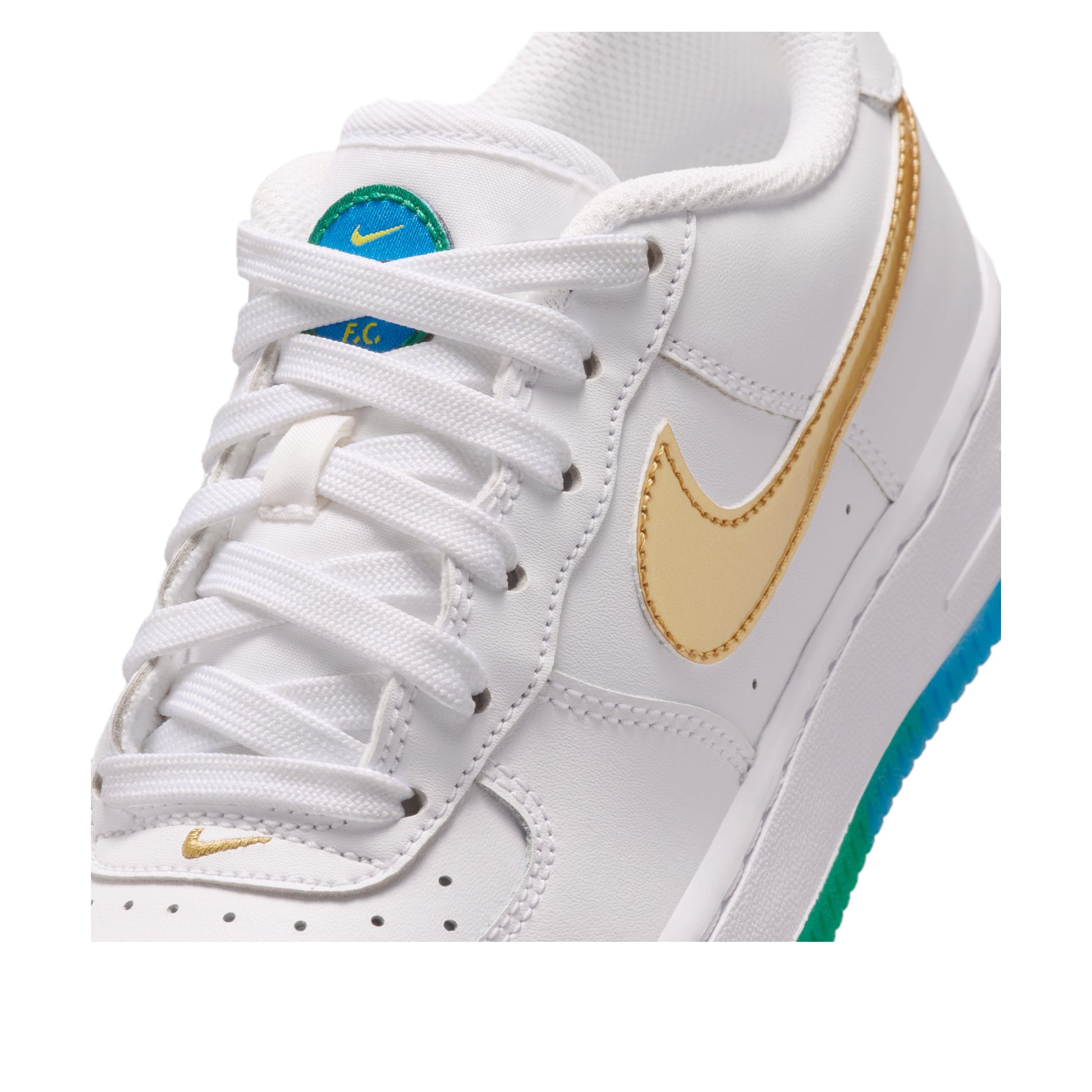 (GS) Nike Air Force 1 'White Soar Sonic Yellow' IR3538-100