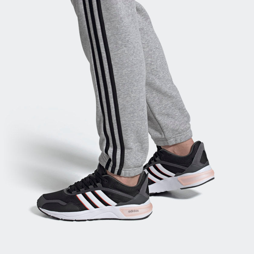 adidas neo 90S Runner 'Black White Red' FW7678