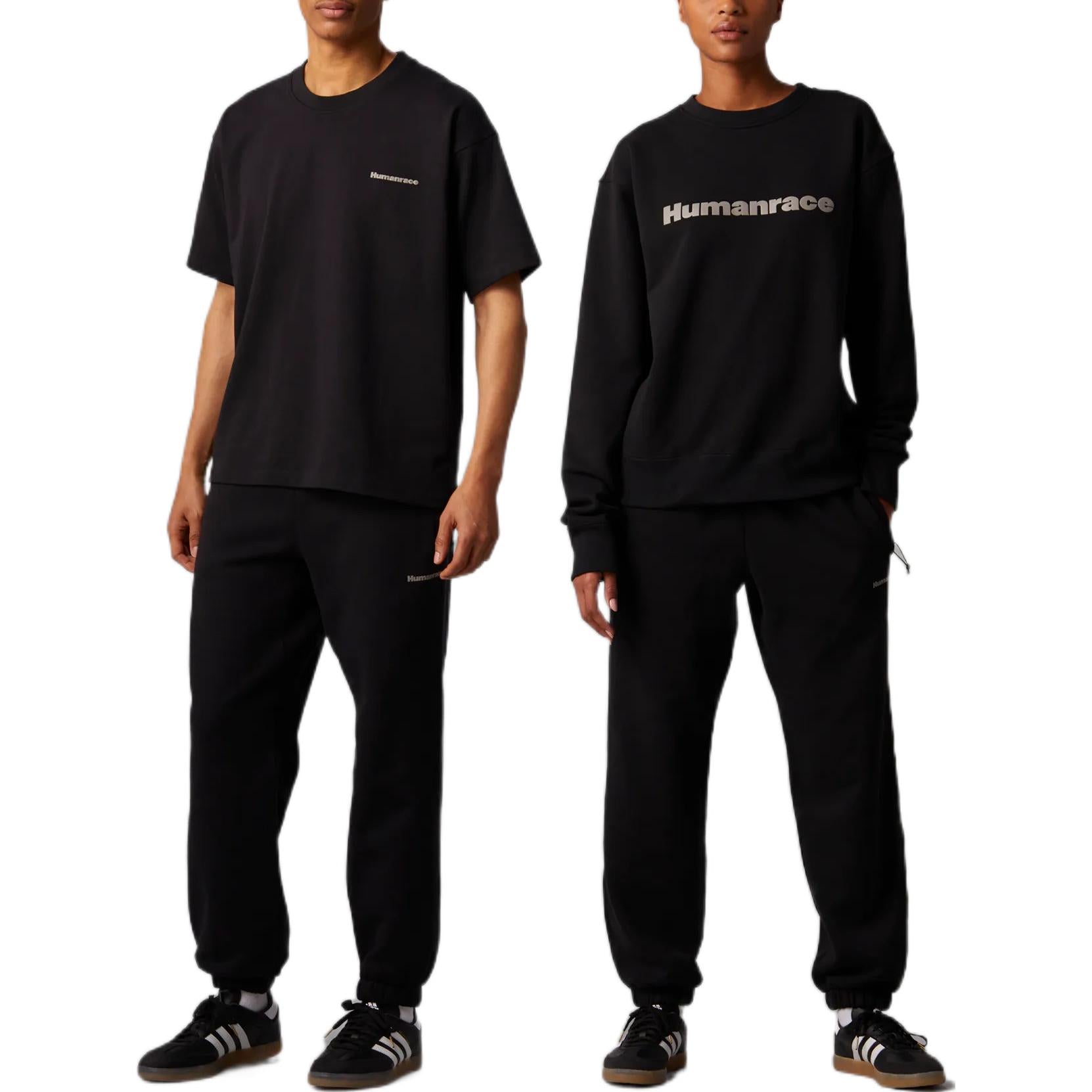 adidas x Pharrell Humanrace Small Logo Sweatpants 'Black' HG2690