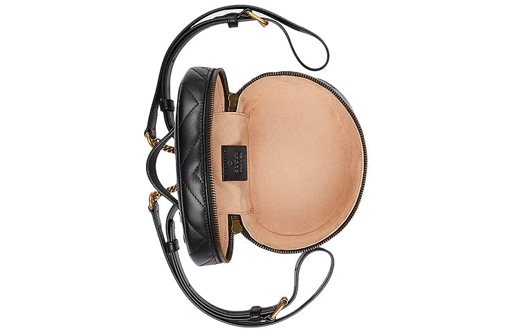(WMNS) Gucci GG Marmont Series Backpackmini Black 598594-DTDCT-1000