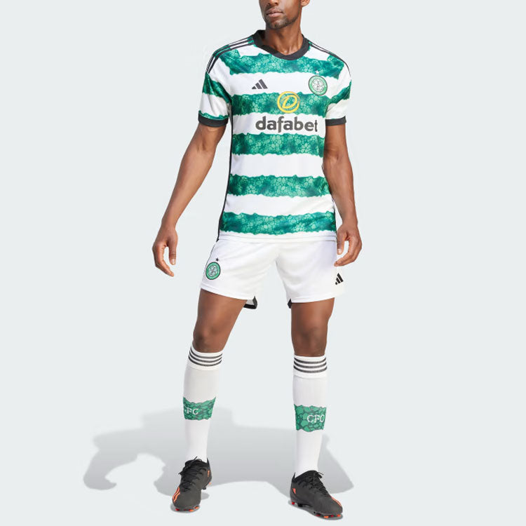 adidas Celtic FC 23/24 Home Jerseys Asia Sizing 'White Green' HY3343