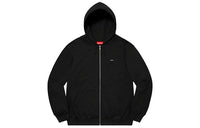 Supreme Small Box Zip Up Hooded Sweatshirt 'Black' SUP-SS21-689