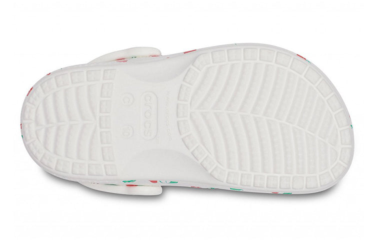 (PS) Crocs Baya Graphic Clogs 'White Cherry' 207017-1F6
