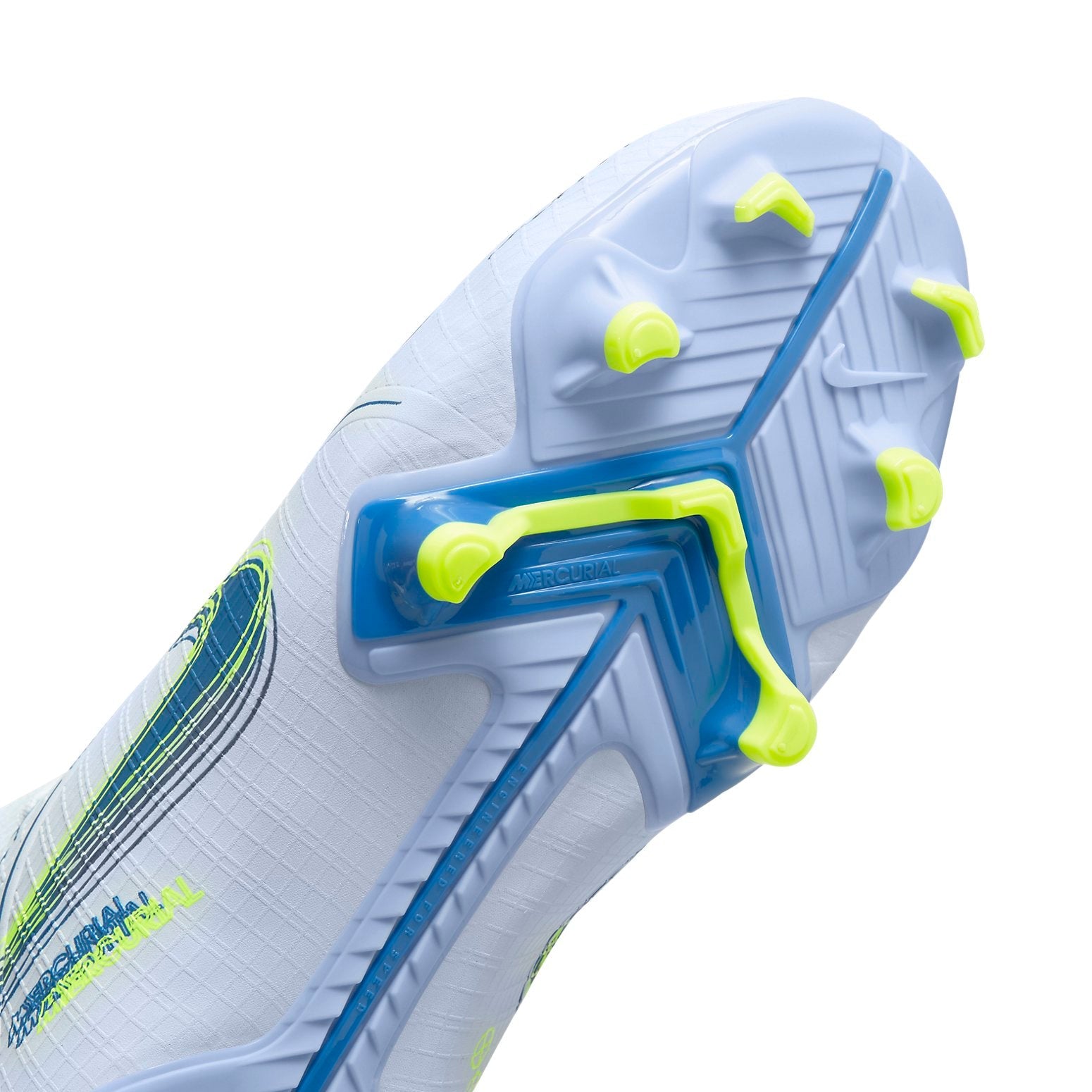 (GS) Nike JR Mercurial Superfly 8 Academy FG/MG 'White Blue' DJ2854-054