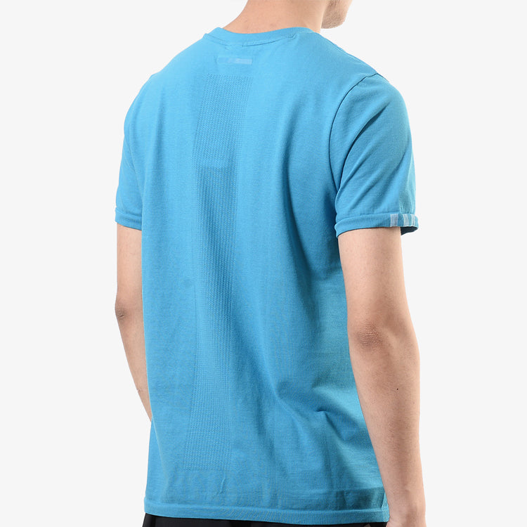 Men's adidas 25/7 Running Sports Short Sleeve Blue 7 Tee DX2143