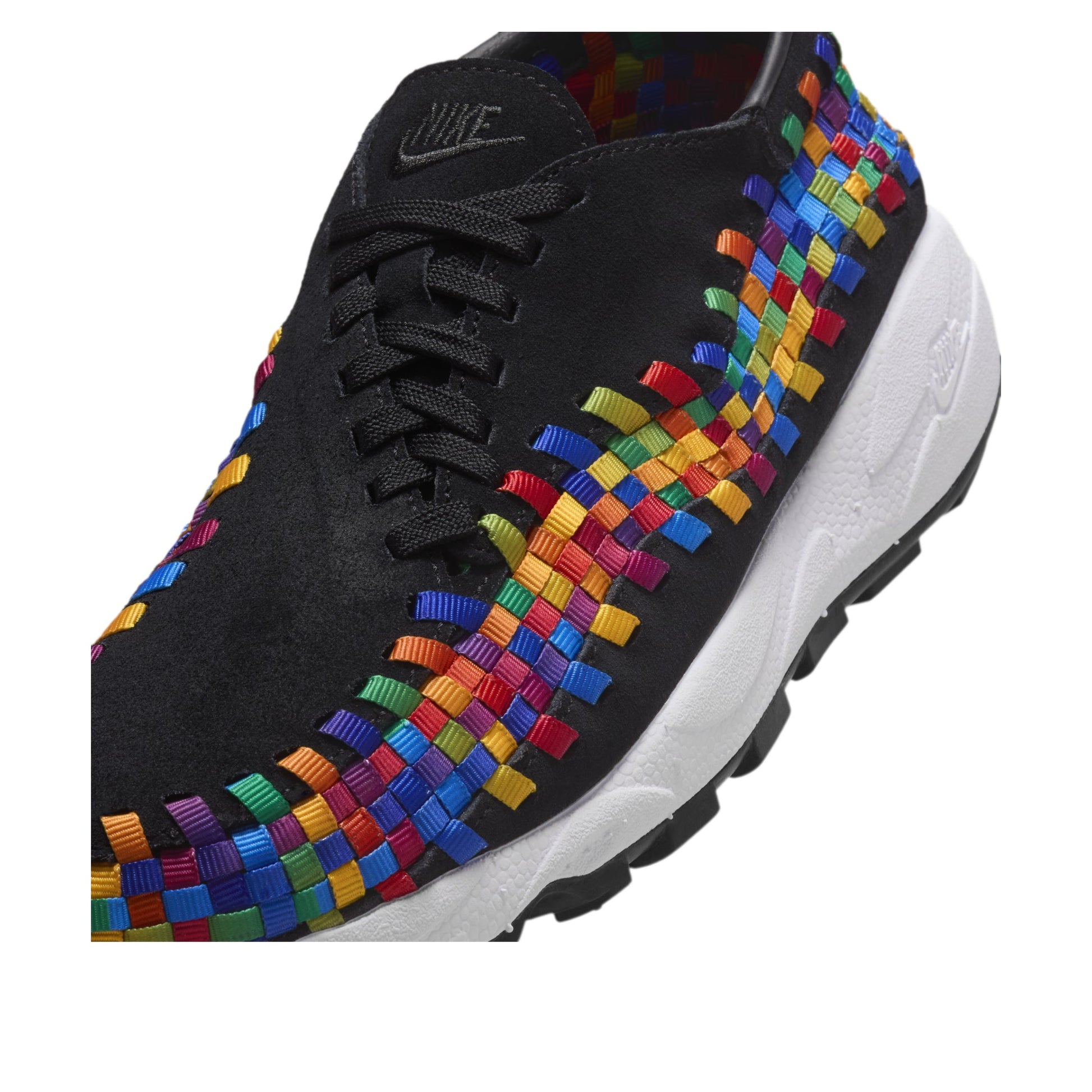 (WMNS) Nike Air Footscape Woven 'Rainbow Black' FB1959-002