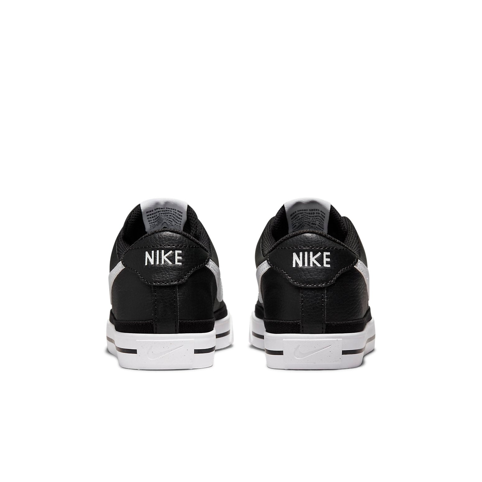 (WMNS) Nike Court Legacy Next Nature Sneakers Black/White DH3161-001