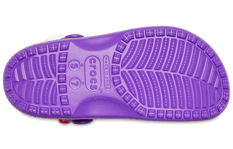 Crocs Lisa Frank x Classic Clog 'Neon Purple Multi Hearts' 207736-573