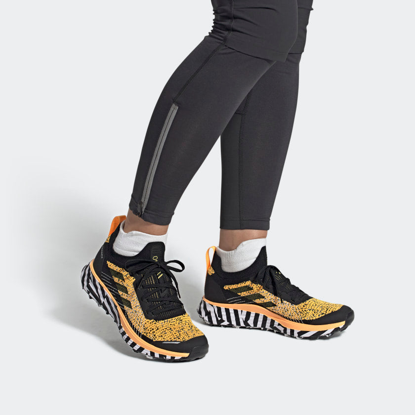 (WMNS) adidas Terrex Two Parley 'Black Yellow' FW7139