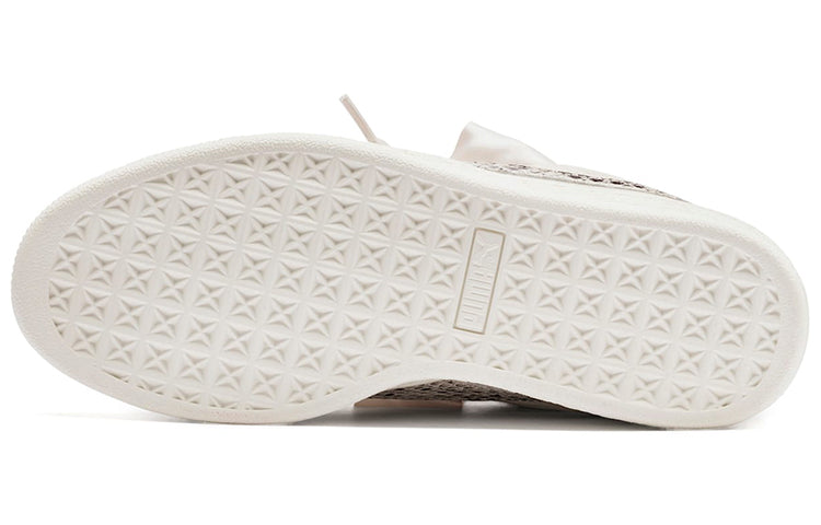 (WMNS) PUMA Suede Heart Snake Lux Sneakers Pink 369942-02