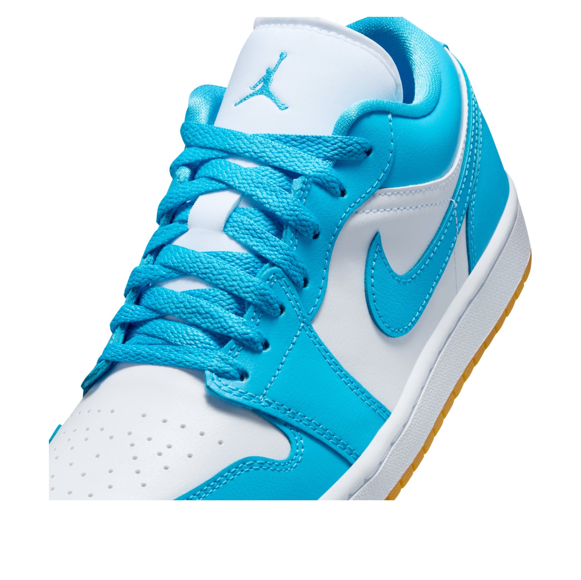 (WMNS) Air Jordan 1 Low 'White Dark Powder Blue' DC0774-104