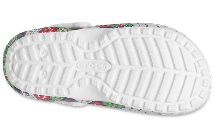 Crocs Classic Wear-Resistant Cozy Sports Unisex White Sandals 207687-94S