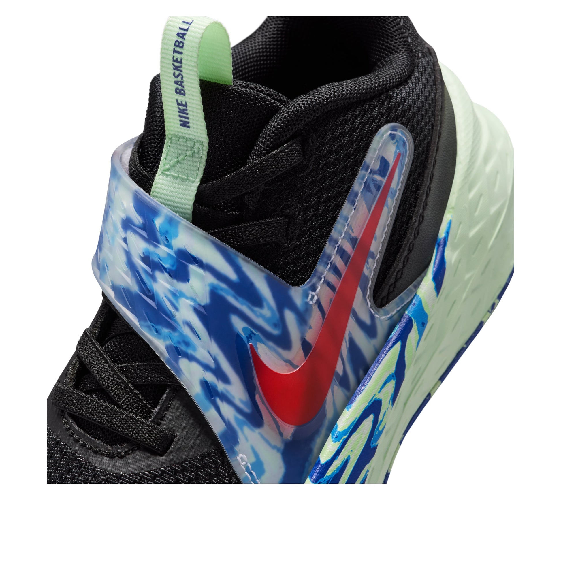 (PS) Nike Team Hustle D 12 'Black Royal Volt Bright Crimson' IQ0814-001