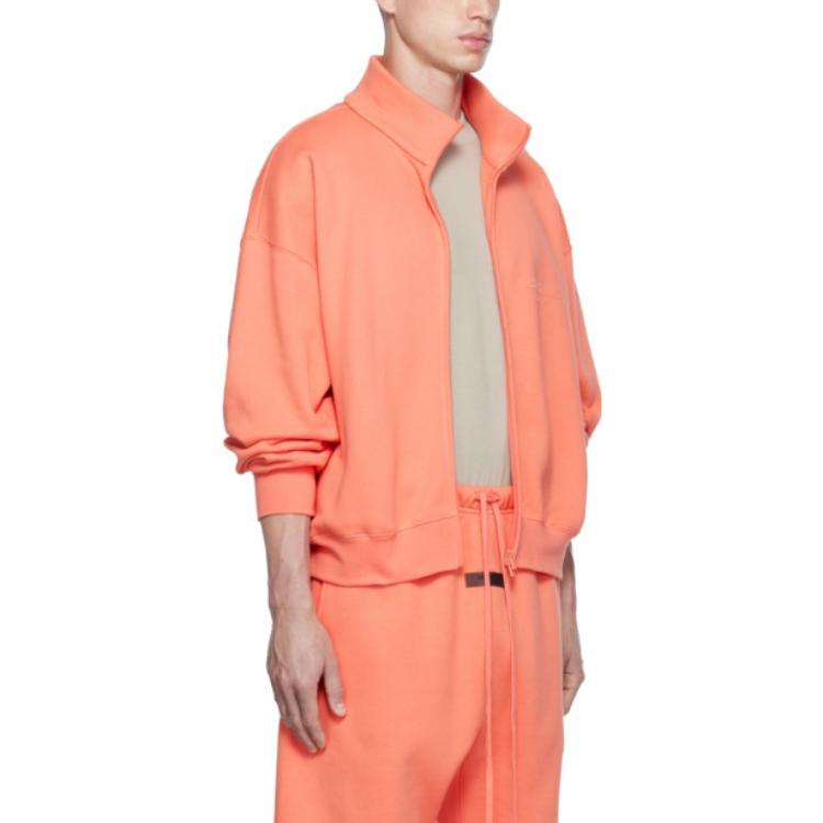 Fear of God Essentials FW22 Fullzip Jacket coral FOG-FW22-269