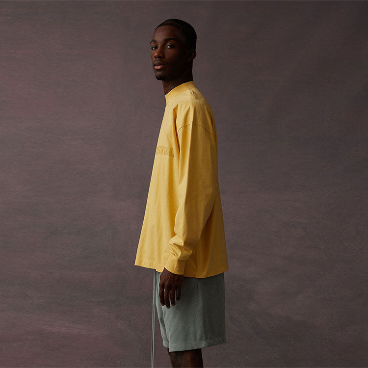 Fear of God Essentials SS23 Long Sleeve Logo Tee 'Light Tuscan' 125BT222012F