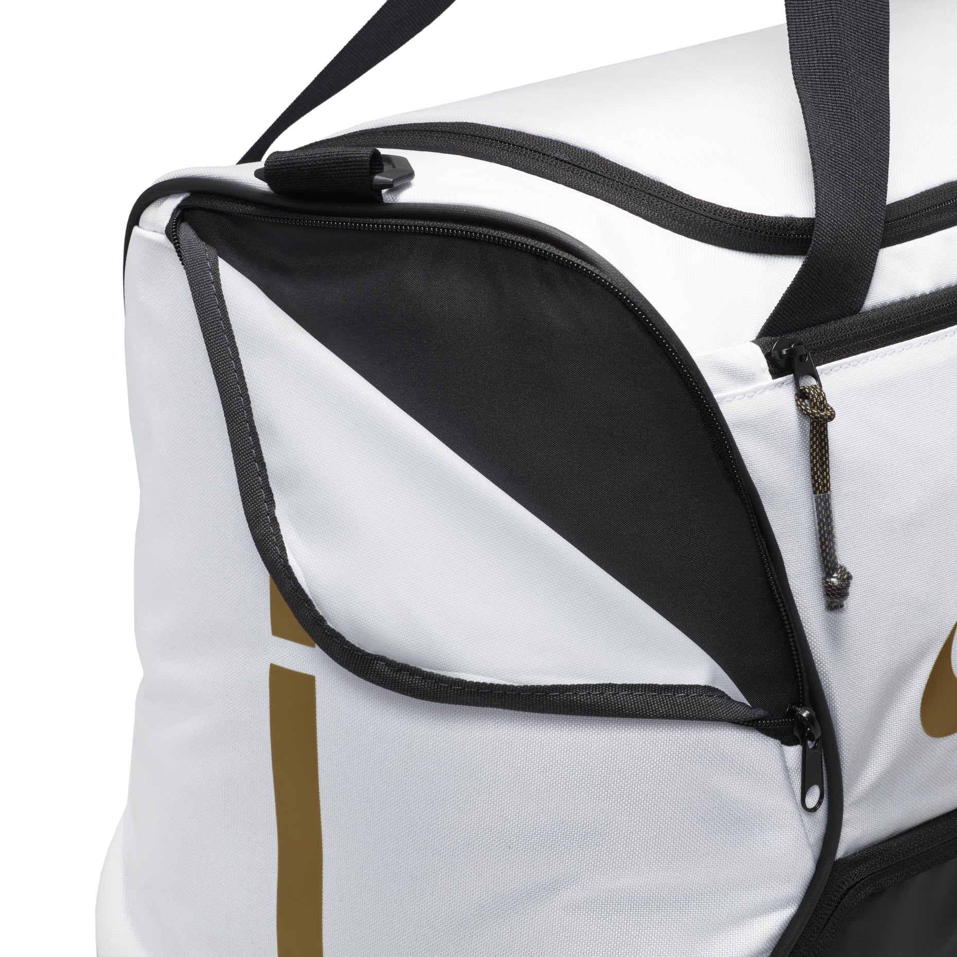 Nike Hoops Elite 57L Basketball Training Duffle Bag 'White Black' DX9789-100