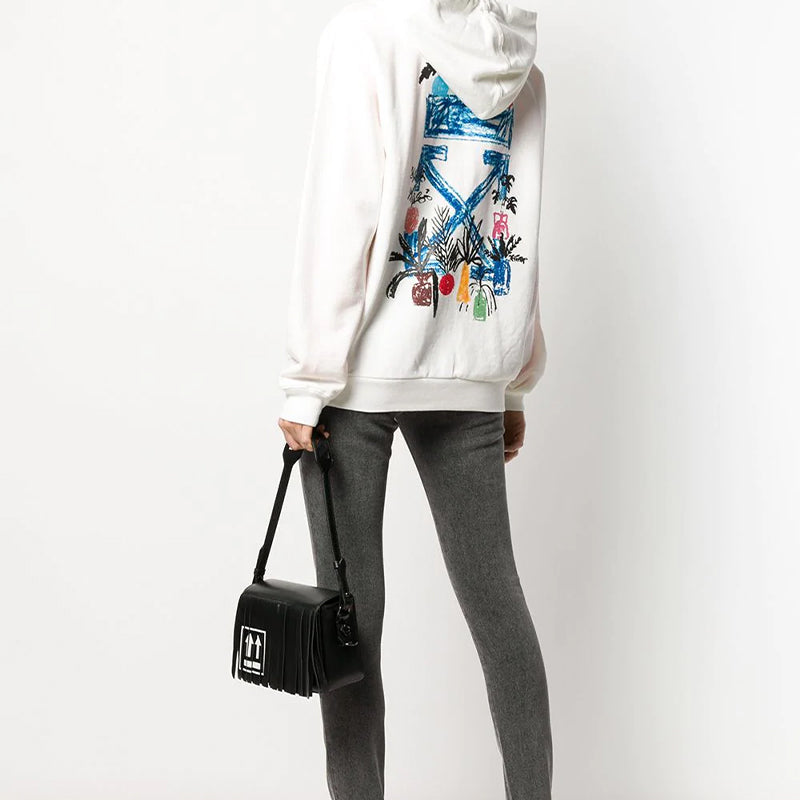 (WMNS) Off-White Arrow Shoulder Bag Black OWNA011E199900991001