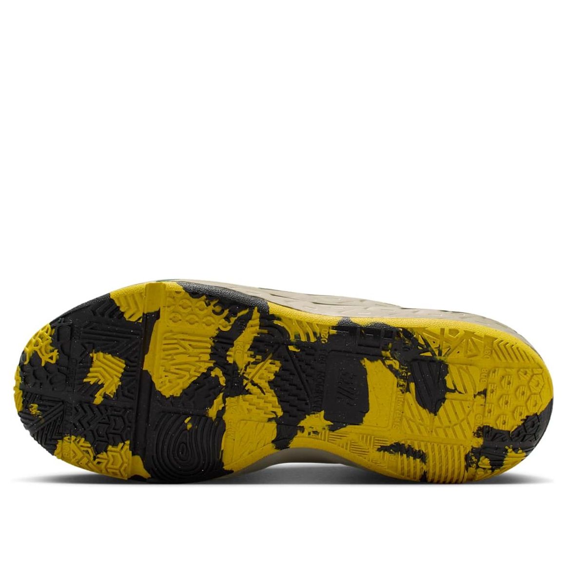 (GS) Nike Team Hustle D 12 'Black Fir Light Army Bright Citron' HF6279-004