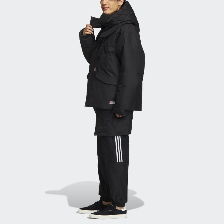 adidas originals Premium Jkt 2 Detachable Multiple Pockets Casual Sports Stay Warm Down Jacket Black GT7284