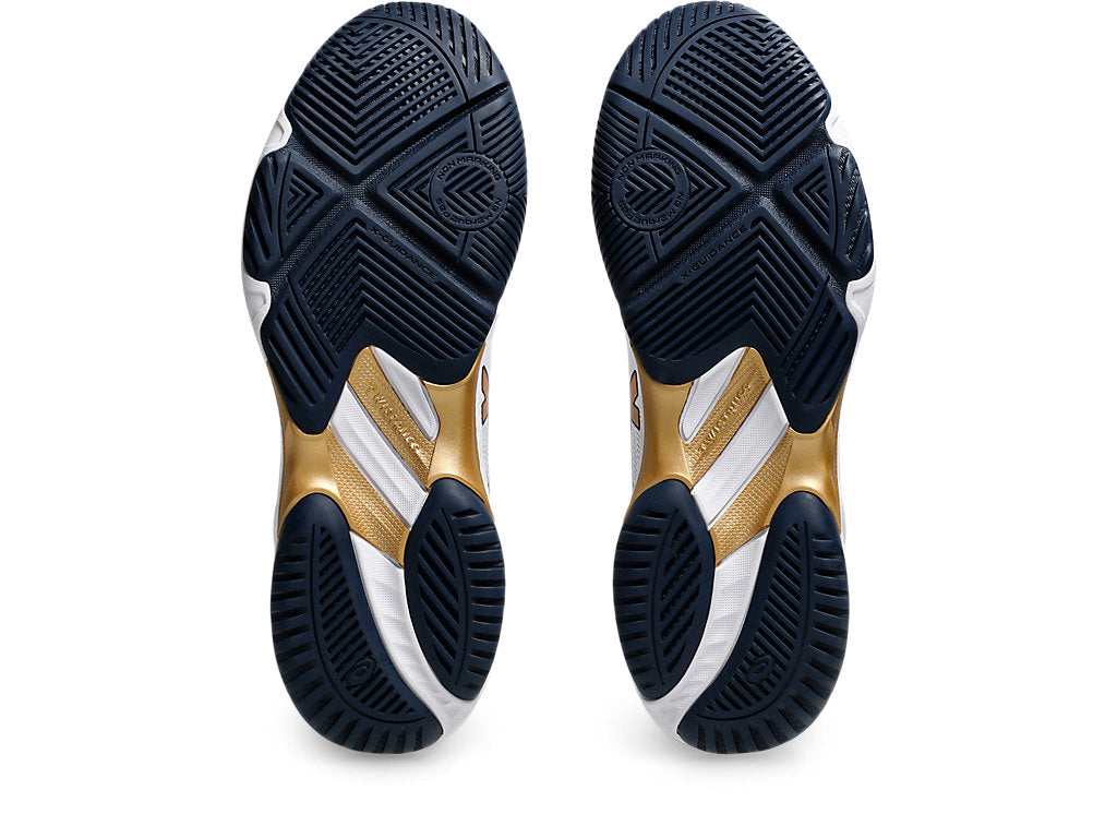 (WMNS) ASICS Netburner Ballistic FF 3 'White Pure Gold' 1052A069-110