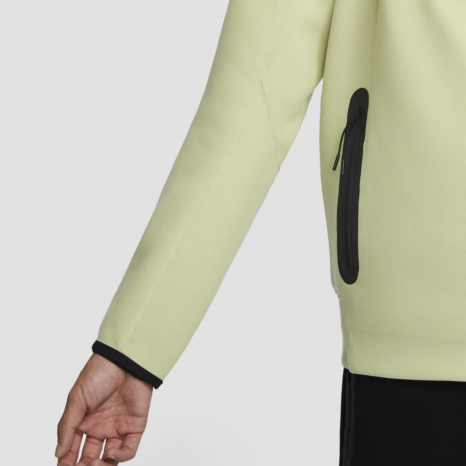 Nike Tech Fleece Full-Zip Windrunner Hooded Jacket Asia Sizing 'Yellow Green' FB7922-371